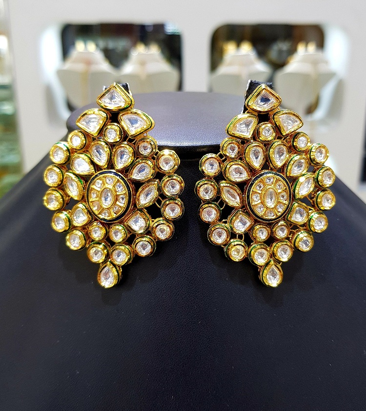 Kundan Silver Tops
